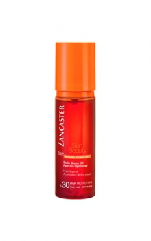 14 LANCASTER SUN BEAUTY SATIN SHEEN OIL FAST TAN OPTIMIZER LSF 30